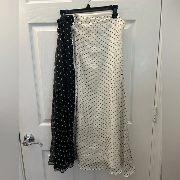 ! House of Holland POLKA GATHERED MIDI SKIRT sz 10 - Picture 6 of 8